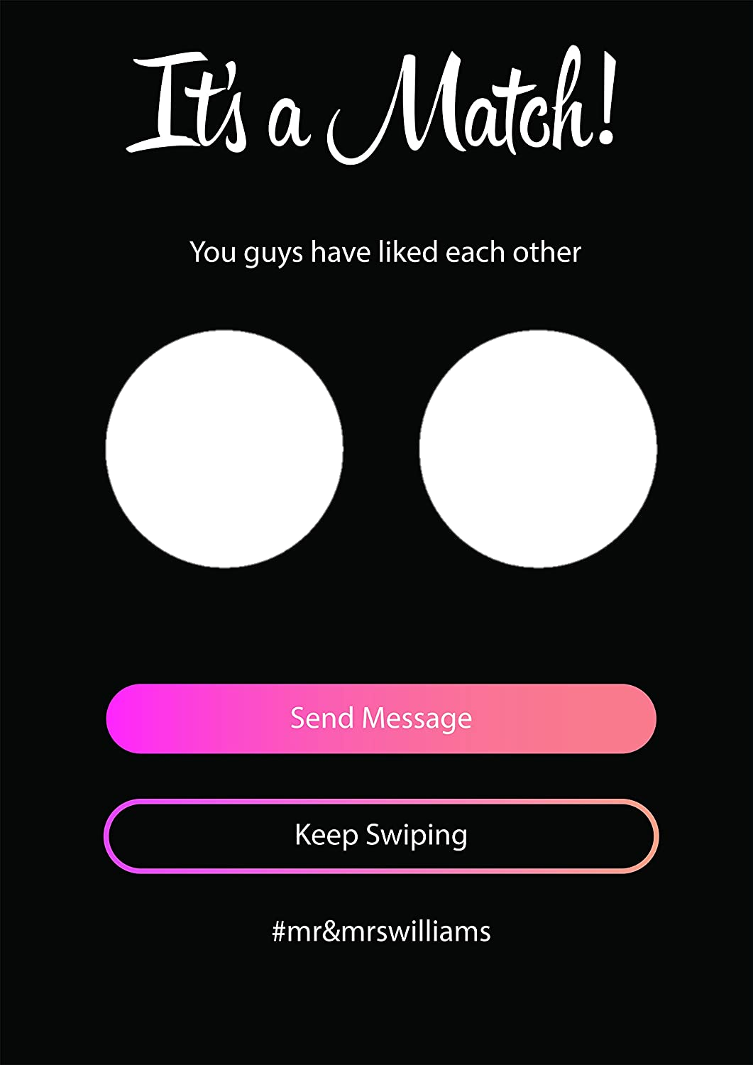 It’s a Match meme template blank - image format