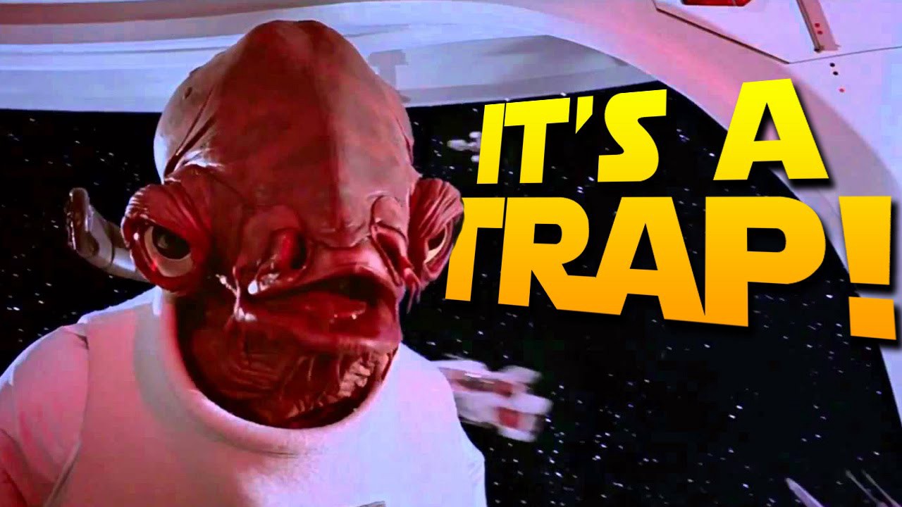 It’s a Trap blank meme template blank