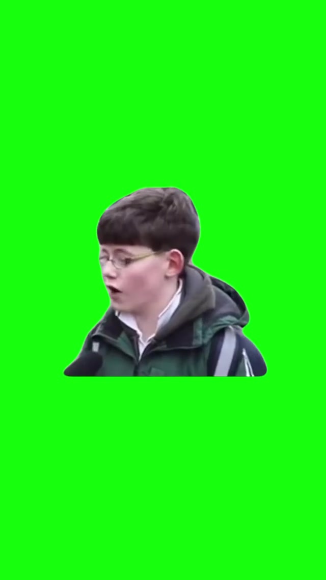 “I’ve Never Actually Experienced That Sort of Atmosphere” Green Screen meme template blank