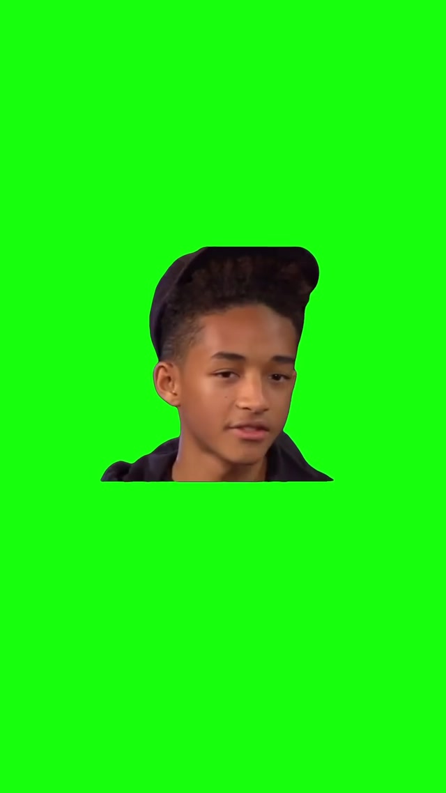 Jaden Smith Intelligent meme template blank