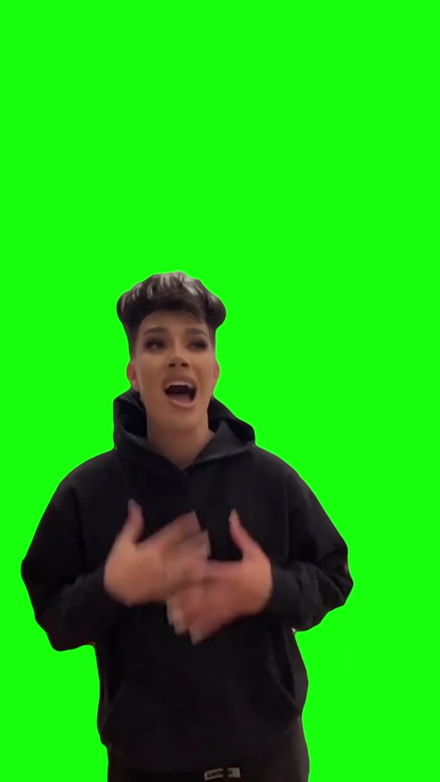 James Charles “Pull Me Out meme template blank