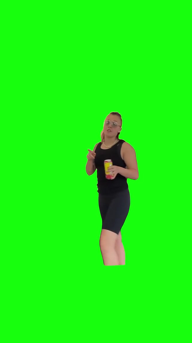 JoJo Siwa Showing Off Tattoos meme template blank
