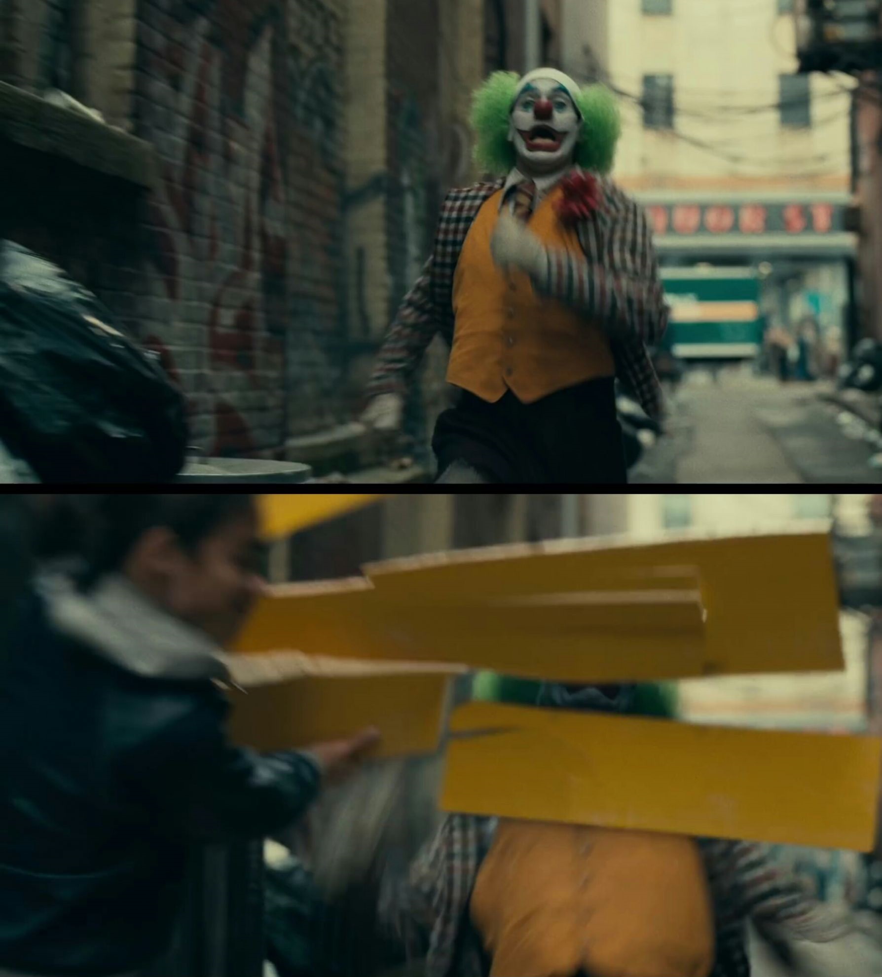 Joker Sign Slam meme template blank - image format