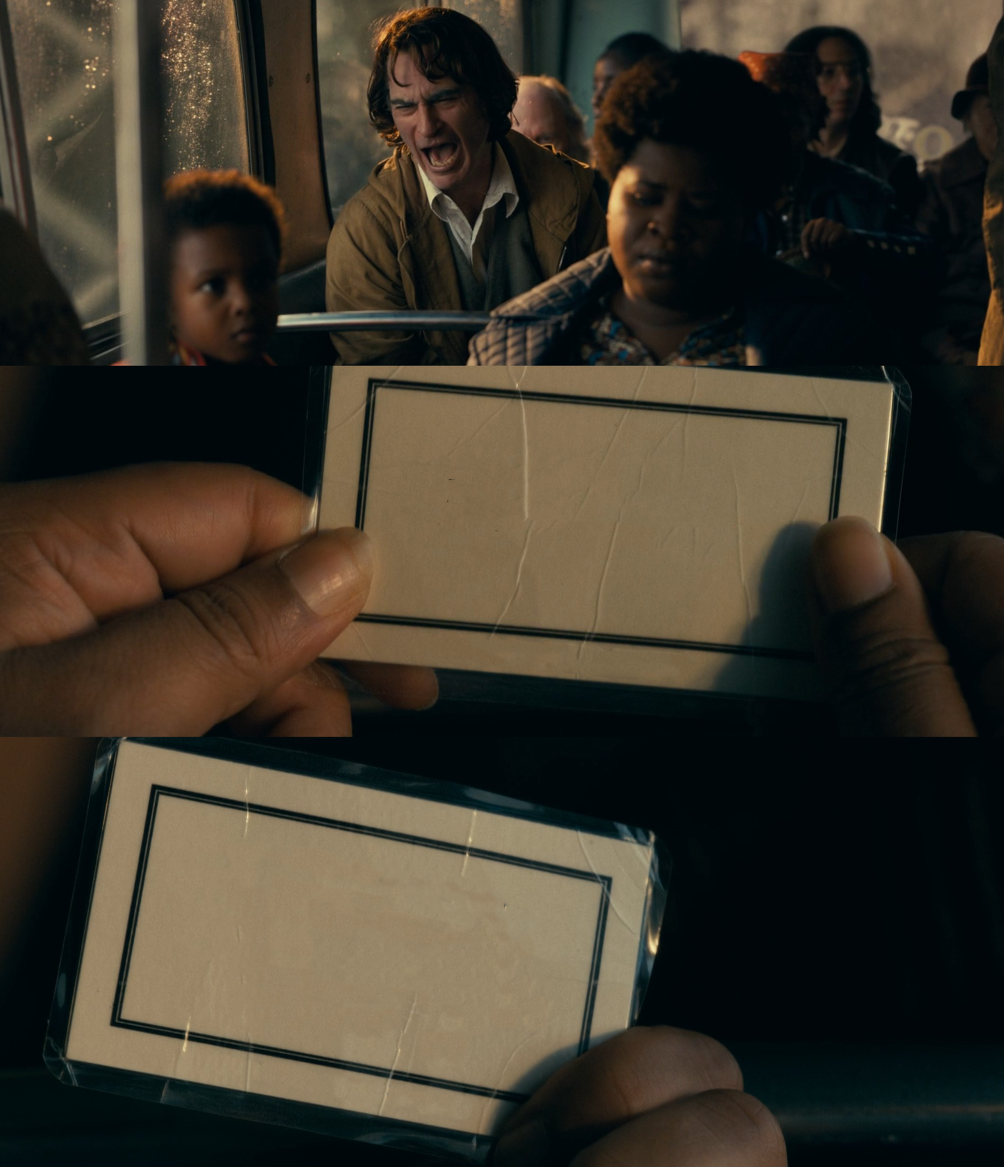 Joker’s Blank Pathology Card meme template blank - image format