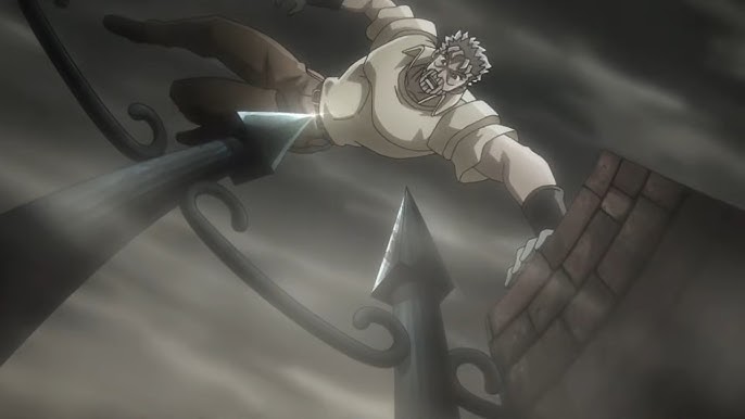 Joseph Joestar Fence Jump meme template blank