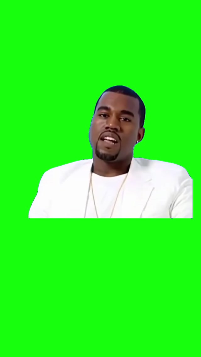 Kanye Massage meme template blank
