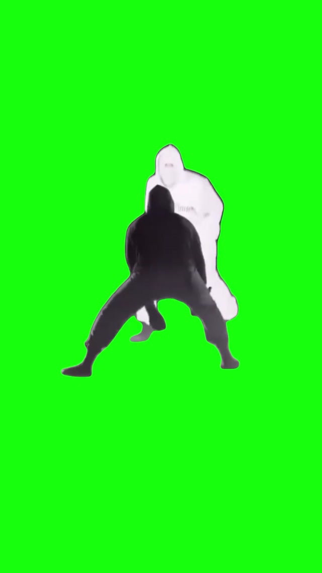 Kanye West Dancing With Fan meme template blank