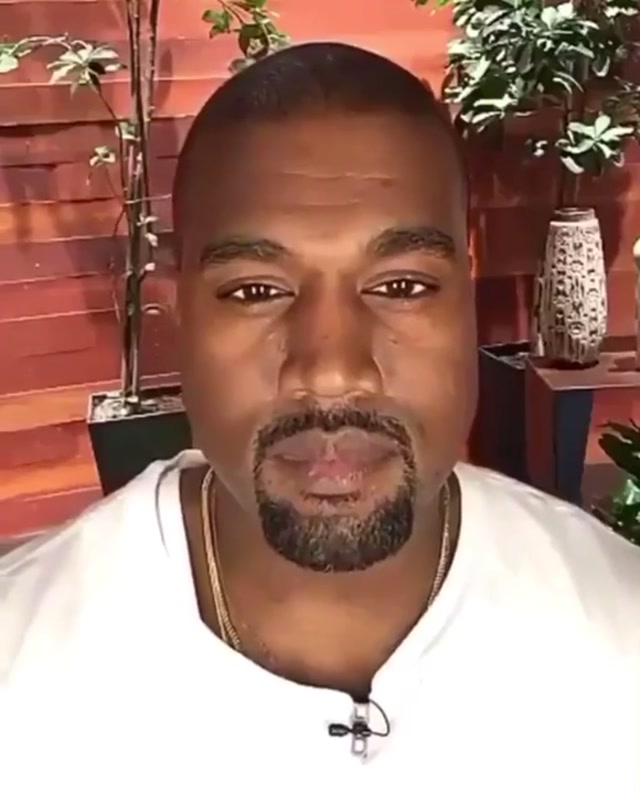 Kanye West Staring meme template blank