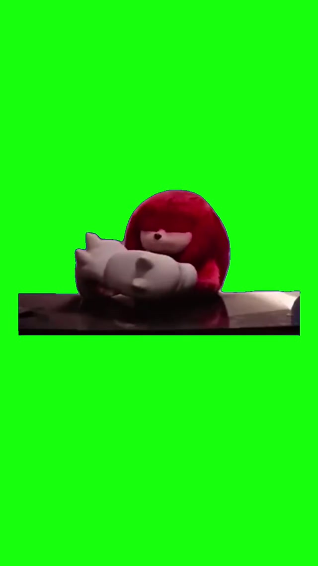 Knuckles Eating Challah Bread meme template blank