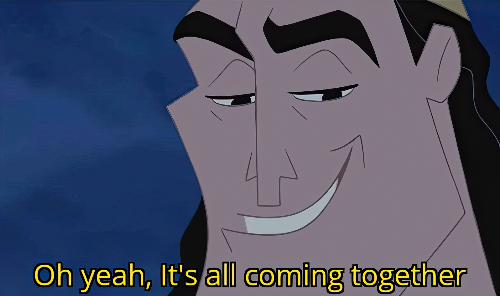 Kronk’s Plan meme template blank - image format