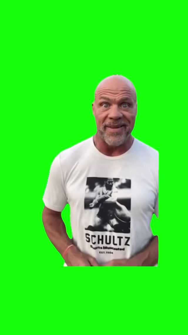 Kurt Angle 1,000-Yard Stare meme template blank