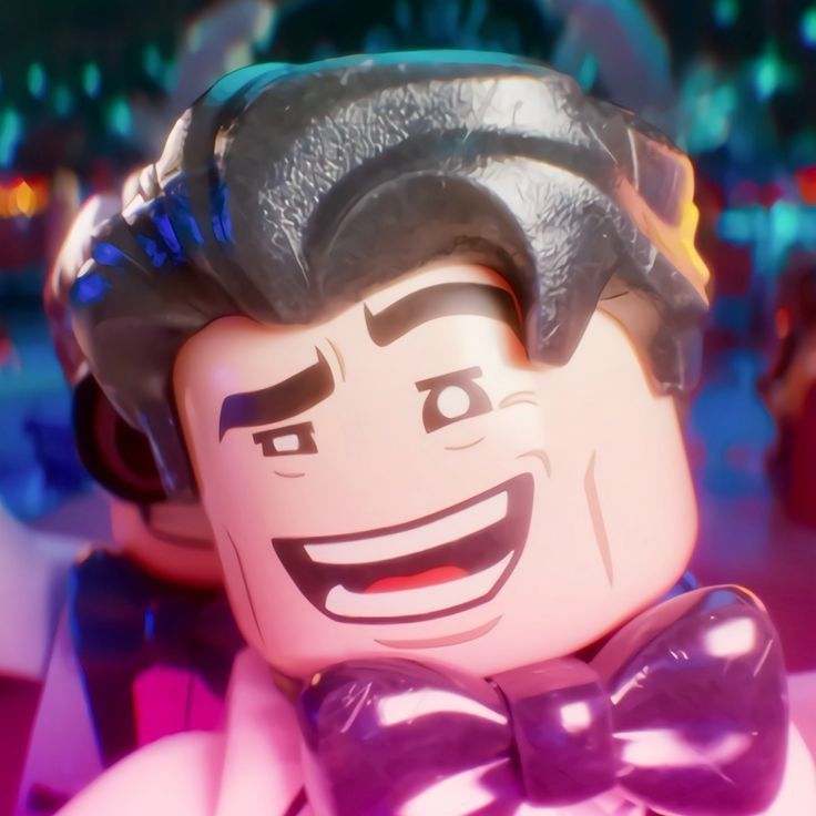 Lego Bruce Wayne's Forced Joy meme template blank