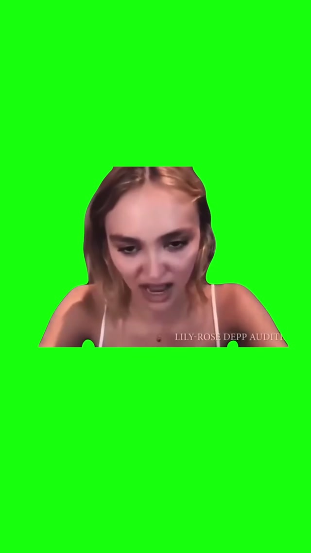 Lily Rose-Depp’s Audition Tape for Nosferatu meme template blank