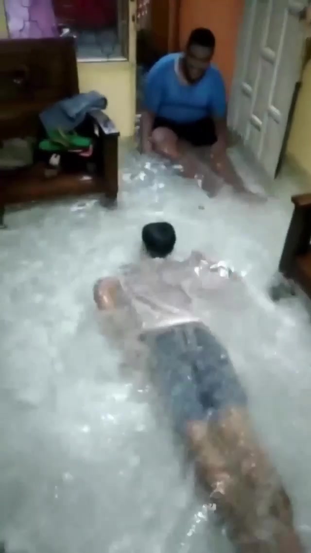 Living Room Flood meme template blank