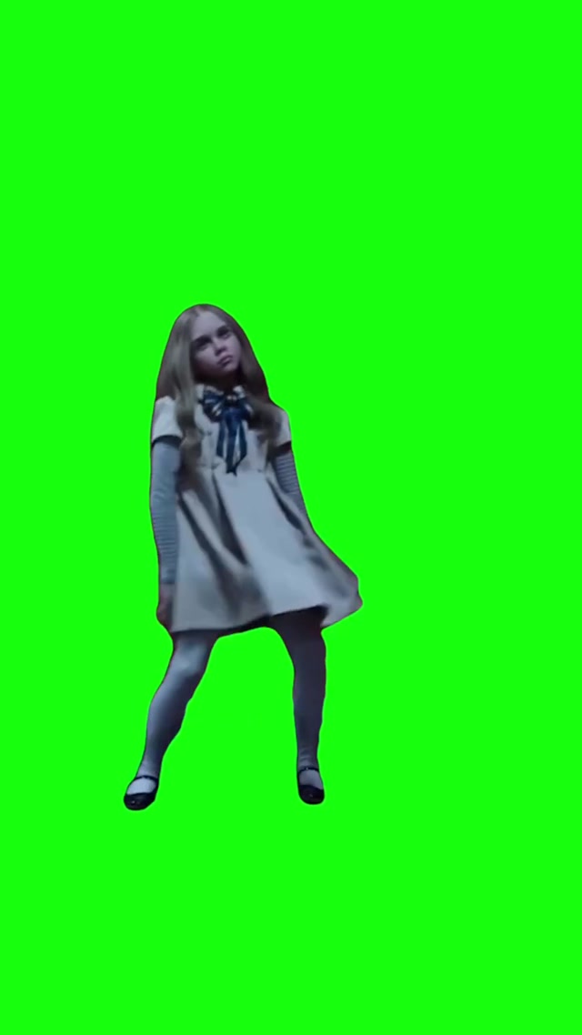 M3GAN Dancing Meme meme template blank