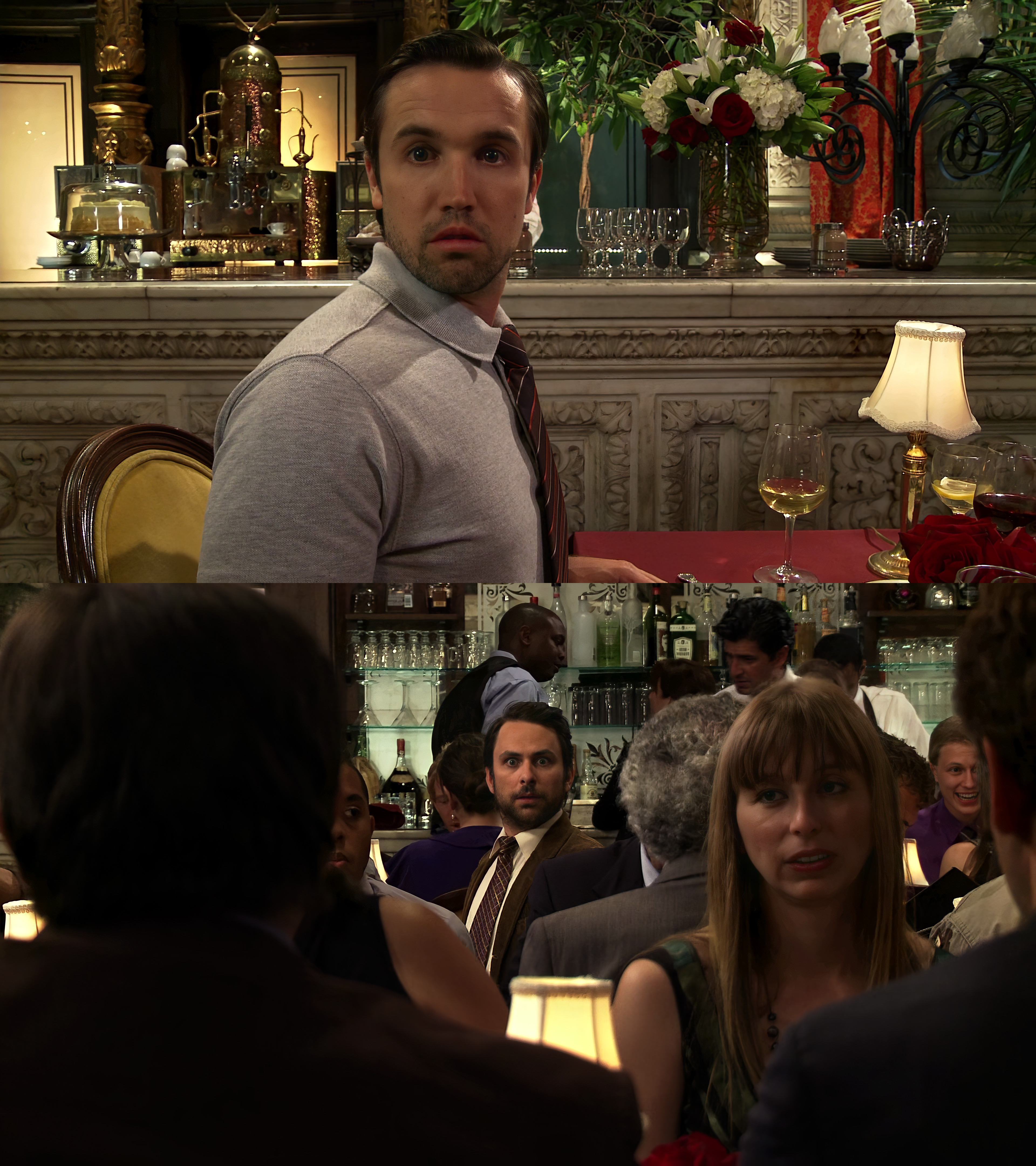 Mac and Charlie Notice Each Other meme template blank - image format