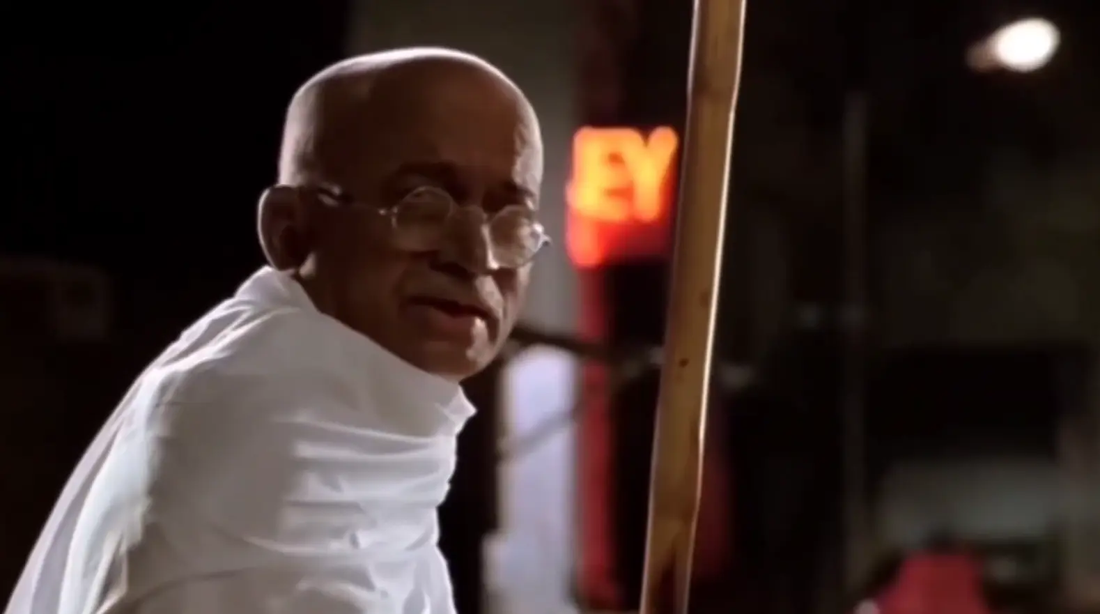 Mahatma Gandhi Warning meme template blank