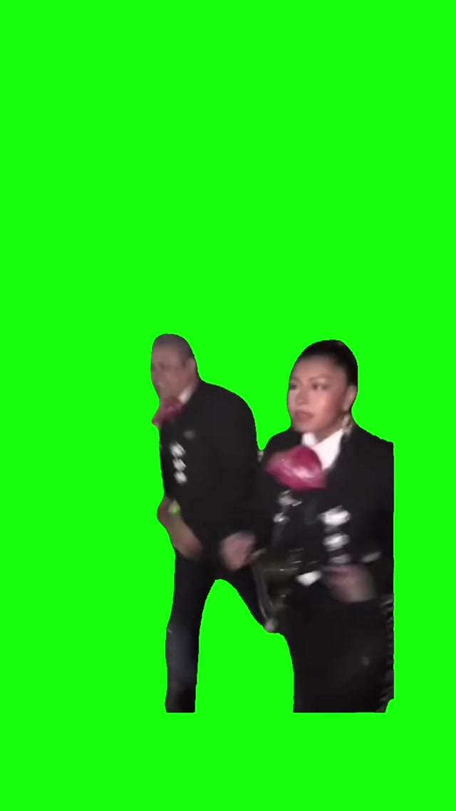 Mariachis Running meme template blank