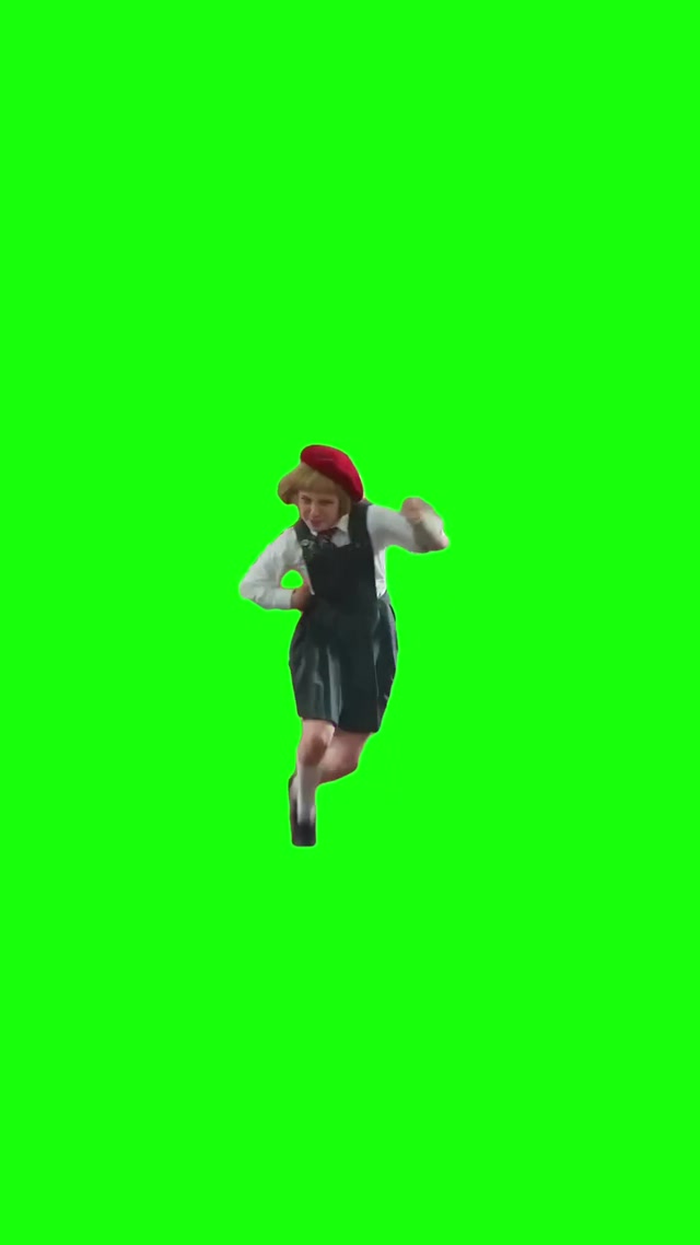 Matilda Dance Little Bit Naughty meme template blank