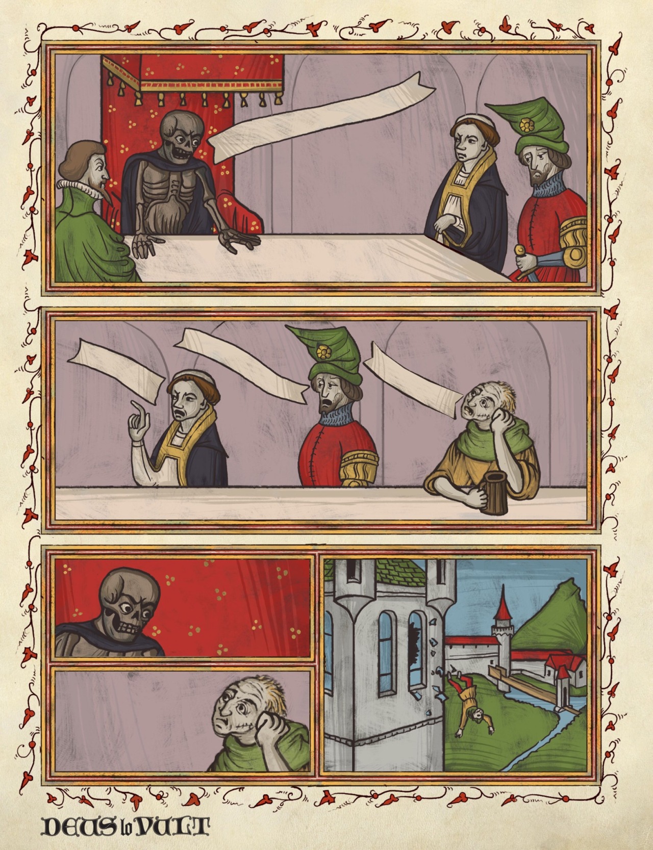 Medieval Boardroom Suggestion meme template blank - image format