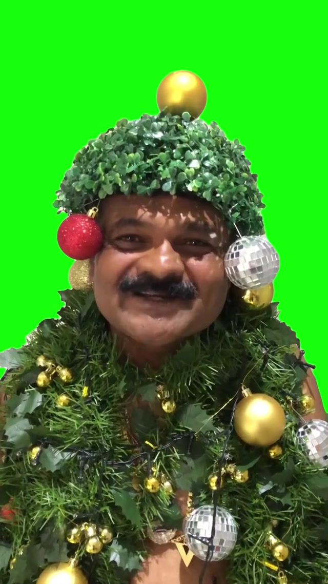 Merry Christmas Indian Guy meme template blank