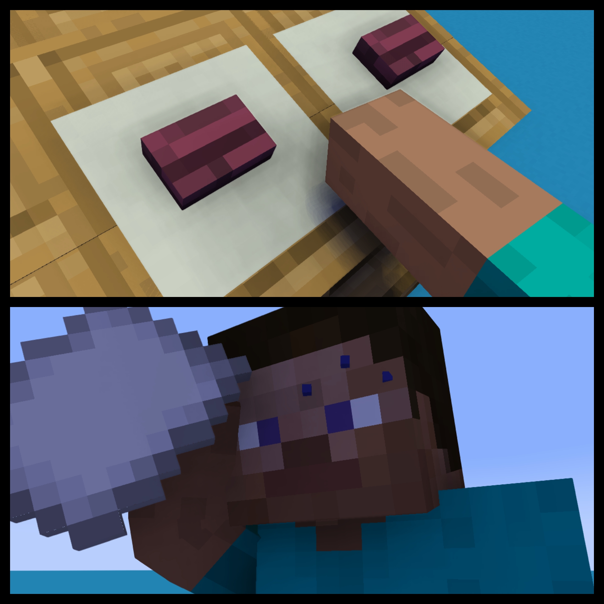 Minecraft Two Buttons meme template blank - image format
