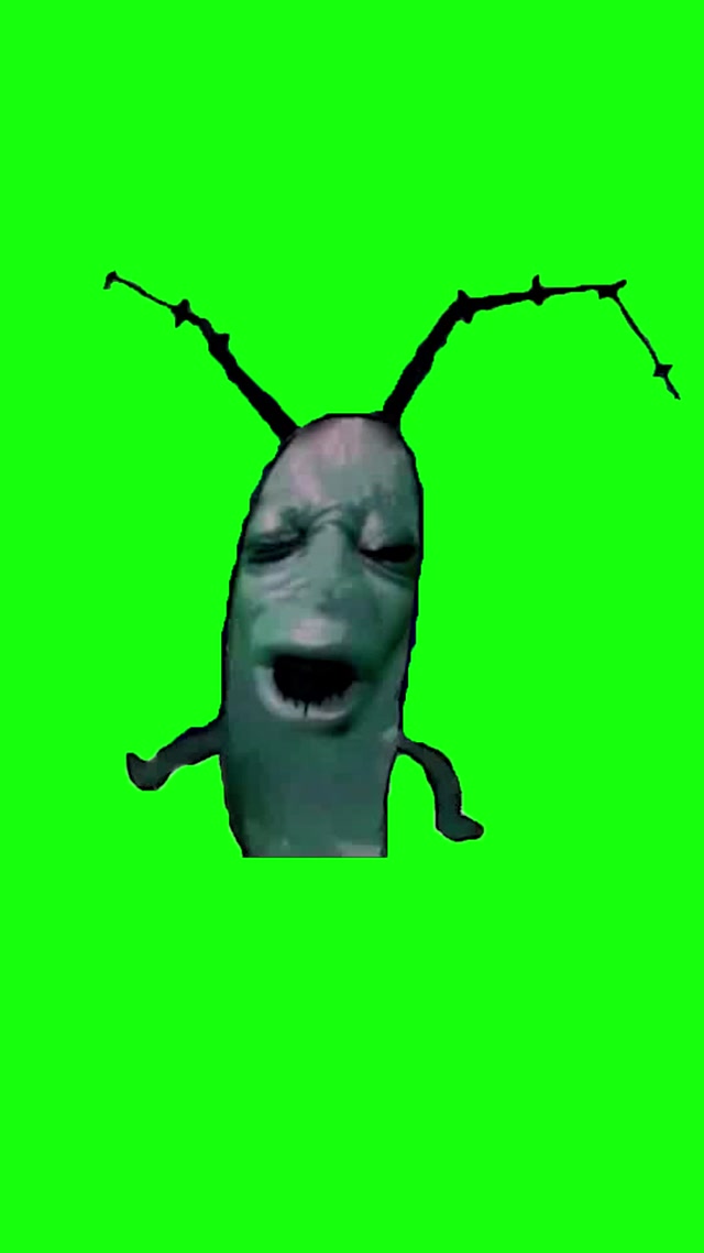 Moaning Plankton meme template blank