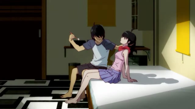 Monogatari Toothbrush Scene meme template blank