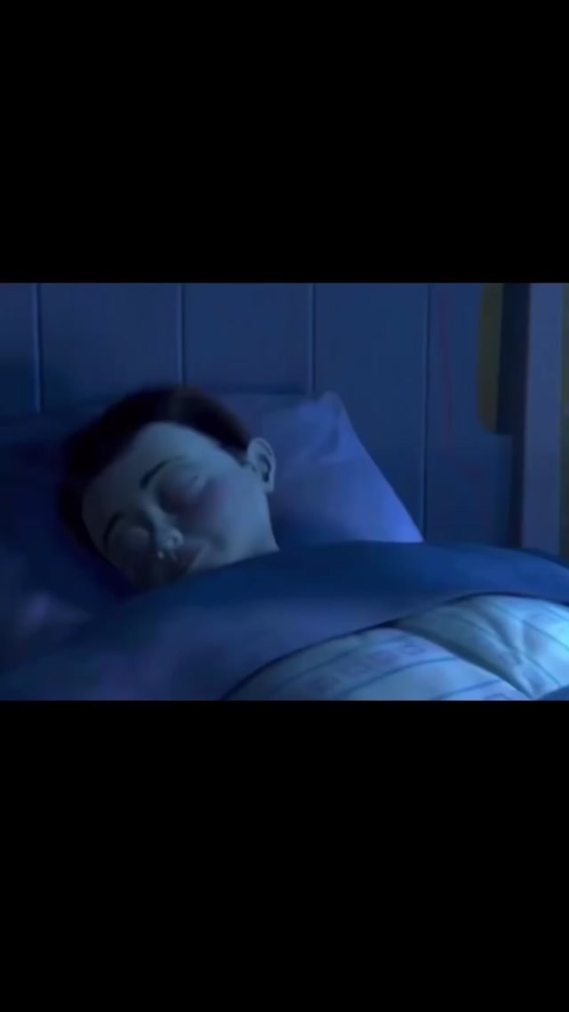 Monsters, Inc. Kid in Bed meme template blank