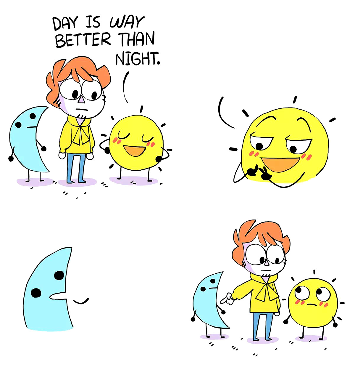 Moon is Better meme template blank