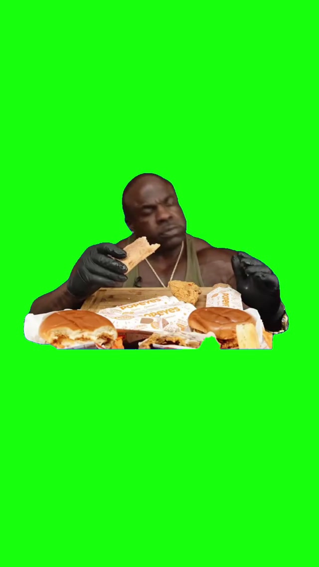 Muscular Guy Eating meme template blank