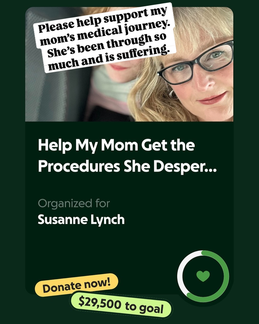 My mom has been suffering for years and because of her injuries she’s become meme template blank - Green Screen format