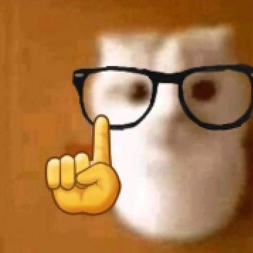 Nerd Cat meme template blank