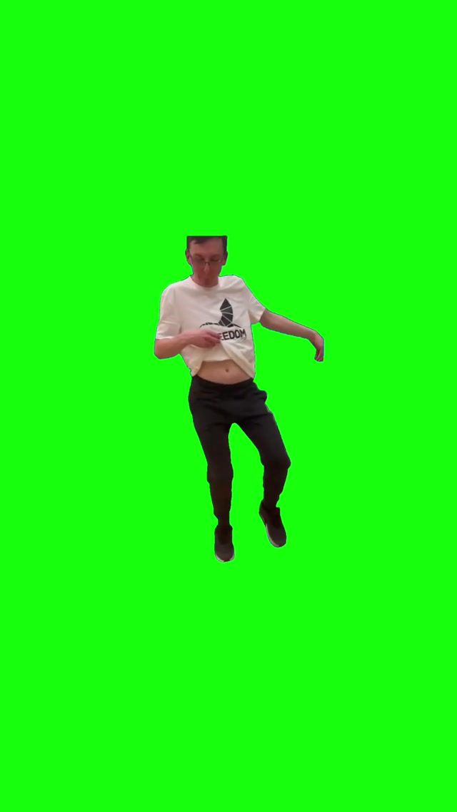 Nerdy White Boy Dancing to Nasty meme template blank