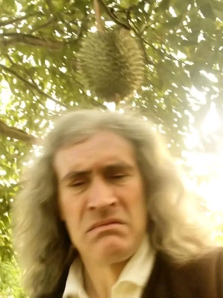 Newton’s Final Discovery meme template blank