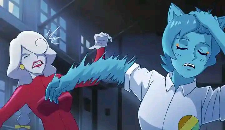 Nicole Watterson Anime Slap meme template blank