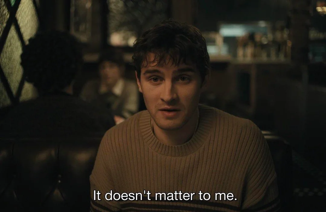 Obsession It Doesn't Matter To Me meme template blank