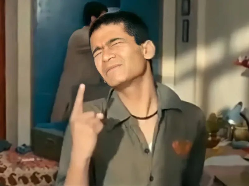 Oh God Bas Ek Baar Dila De meme template blank