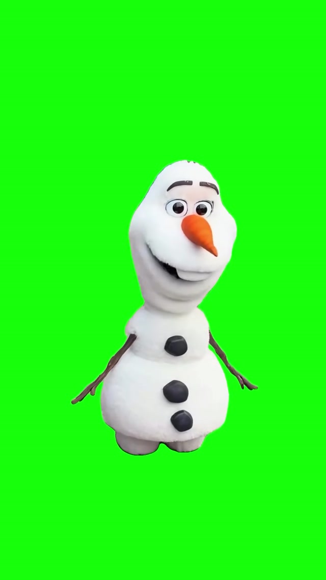 Olaf Animatronic Malfunction meme template blank