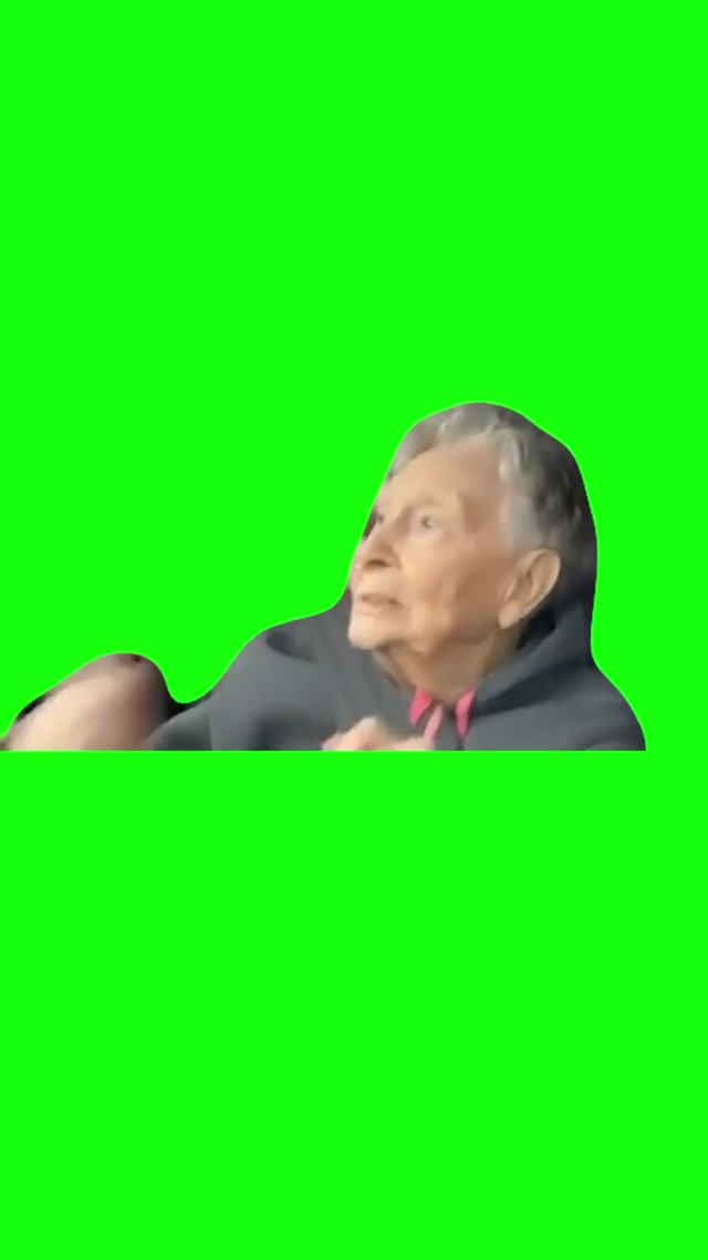 Old Lady Singing “La La La La meme template blank