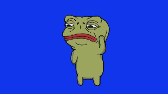 Pepe Alien Dance meme template blank