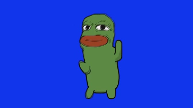 Pepe Bean Groove meme template blank
