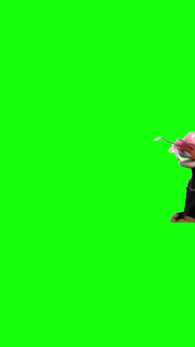 Pepe the King Prawn Laughing meme template blank