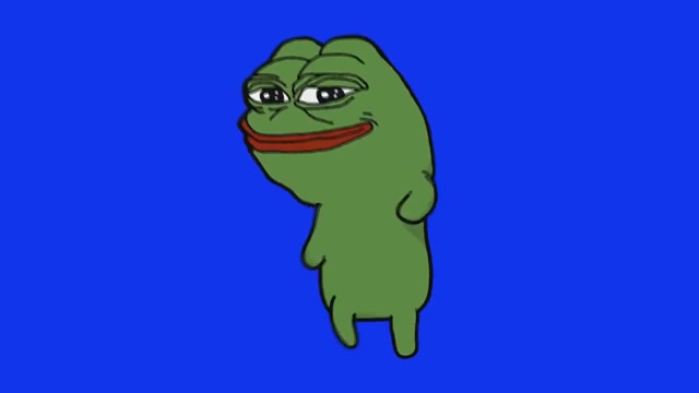 Pepe Troll Smile Dance meme template blank