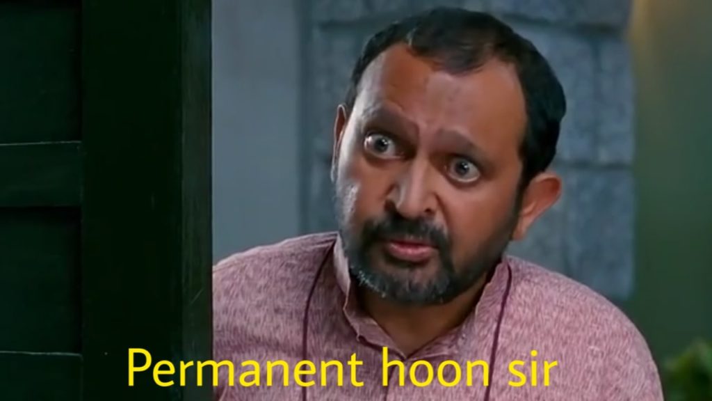 Permanent Hoon Sir meme template blank