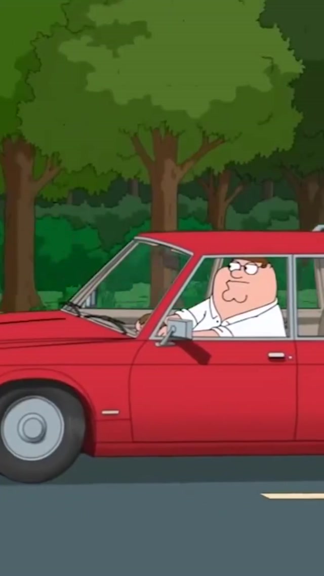 Peter Driving off a Cliff meme template blank
