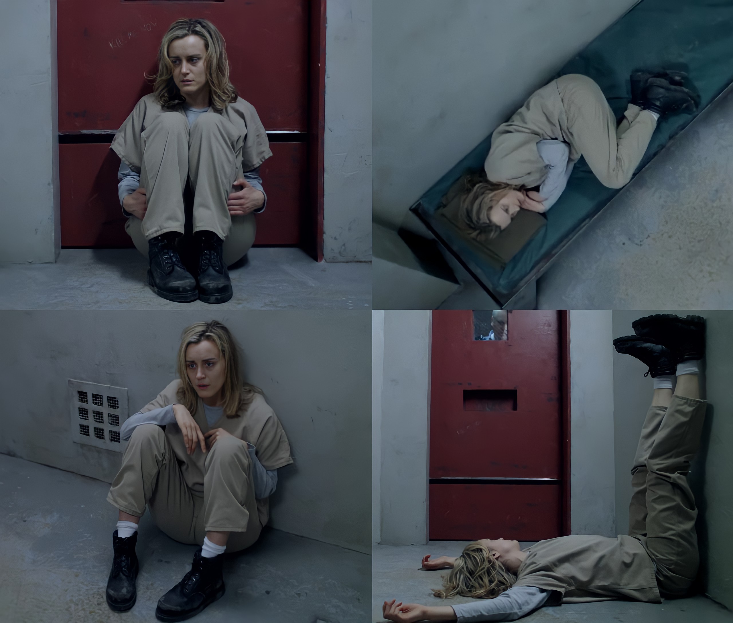 Piper Chapman in Solitary meme template blank - image format