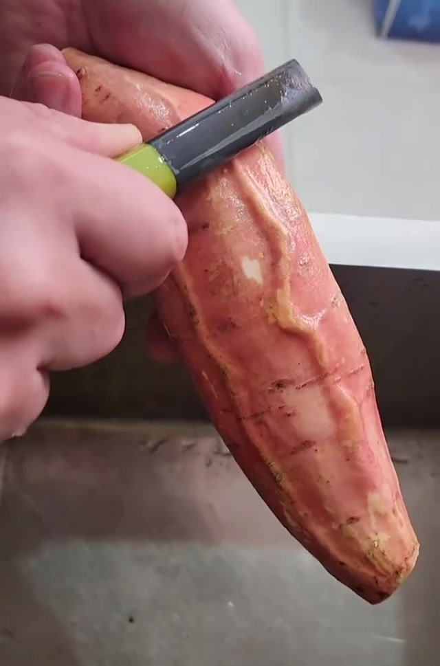 Potato Peeling meme template blank