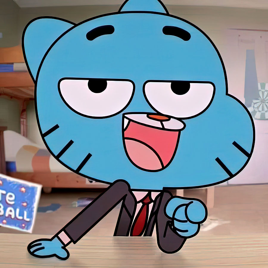 President Gumball meme template blank