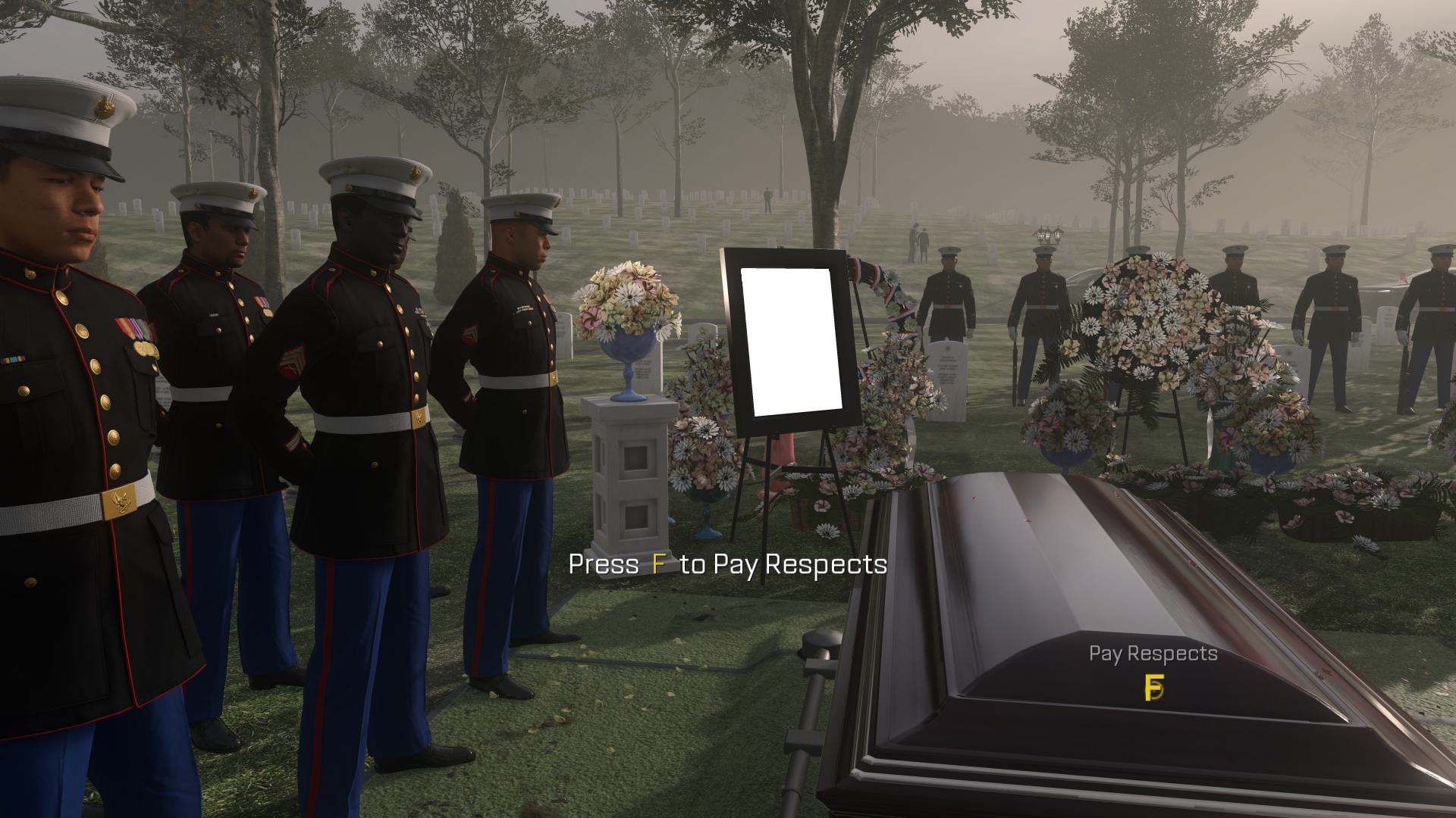 Press F to Pay Respects meme template blank - image format